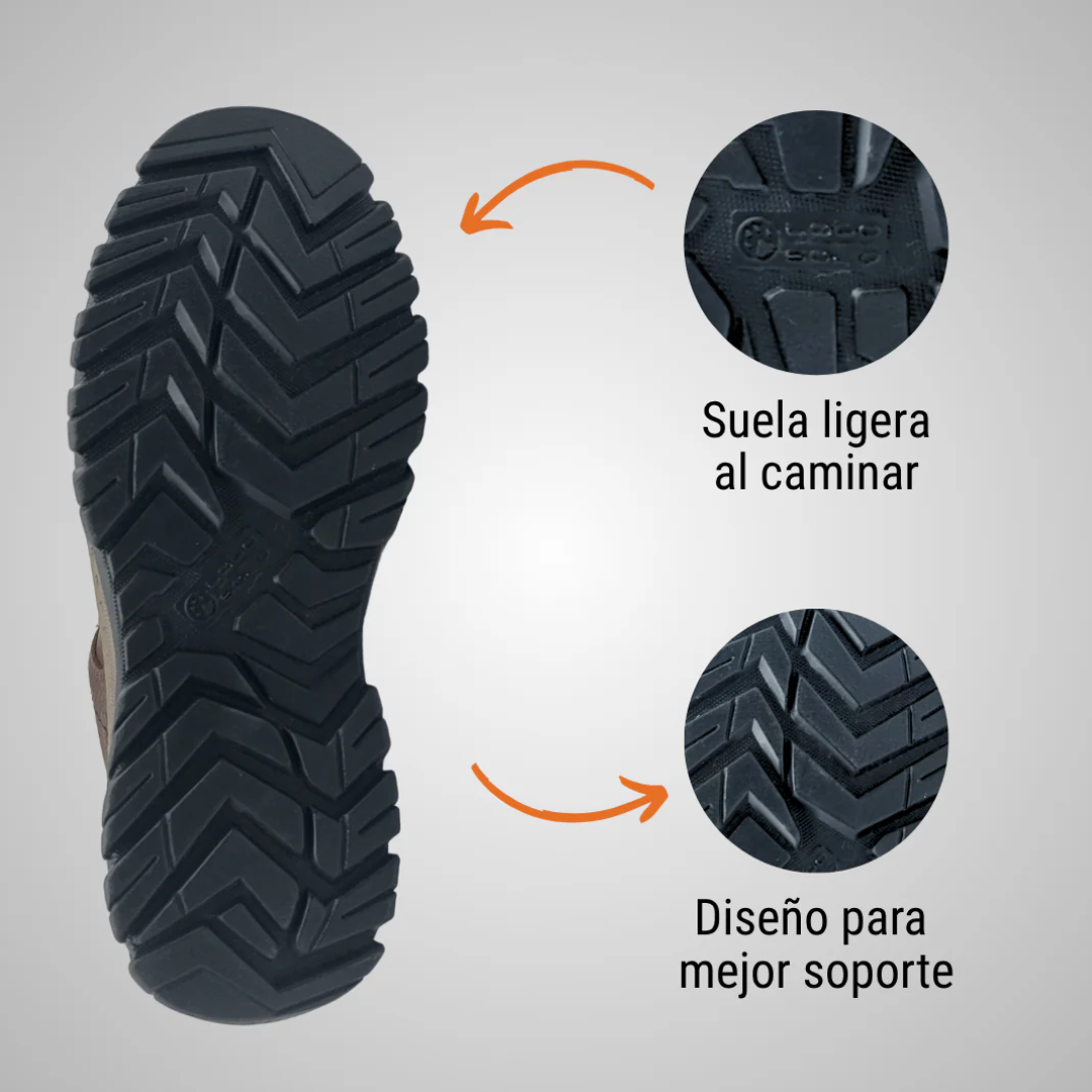 Zapato Button Lobo Solo 9066