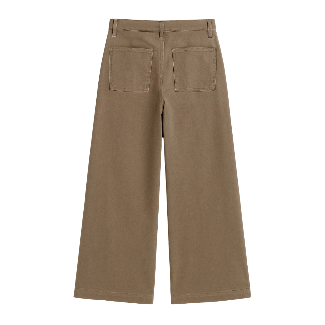 Pantalón wide leg gabardina Bobois V53105