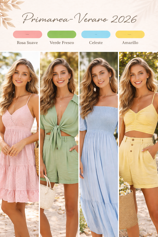 Primavera-Verano 2026: los colores que marcarán tendencia ✨