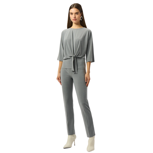 Blusa punto sedoso gris jaspeado Joseph Ribkoff 253304