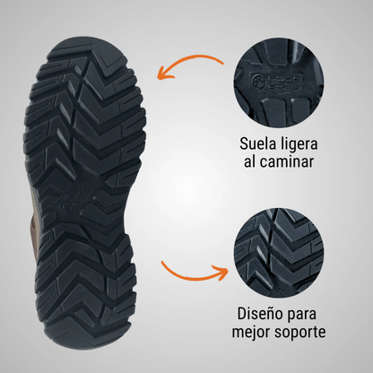 Zapato Button Lobo Solo 9066
