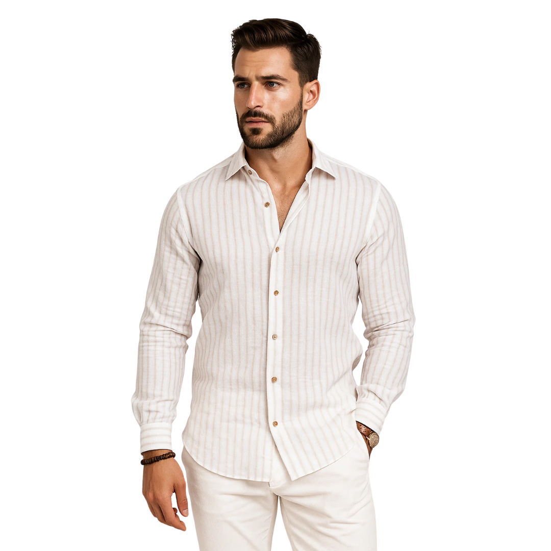 Camisa tipo lino Bobois B51323