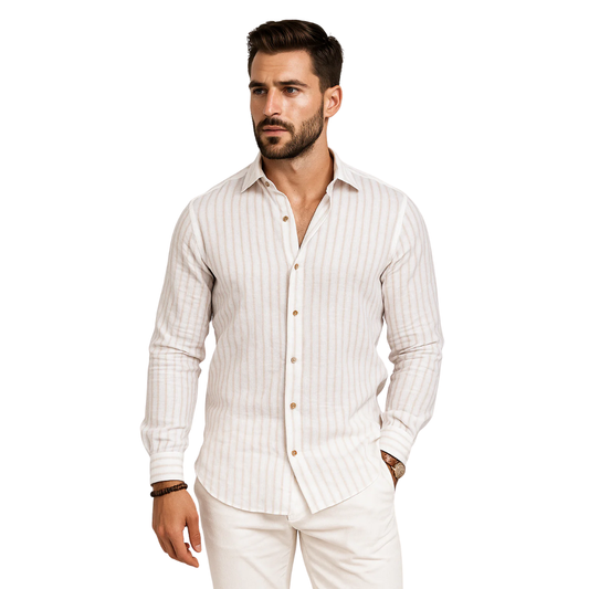 Camisa tipo lino Bobois B51323