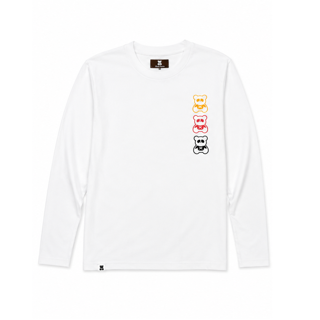 Playera manga larga Jr Mad Panda 0264A