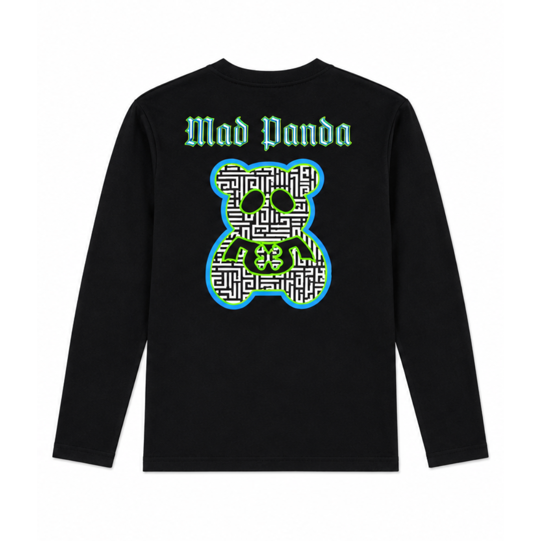Playera manga larga Jr Mad Panda 0264A