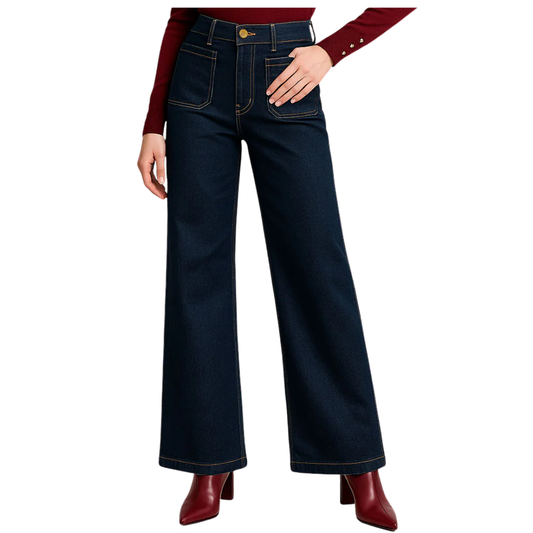 Pantalón jeans wide leg Bobois V53100