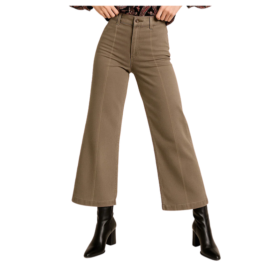 Pantalón wide leg gabardina Bobois V53105