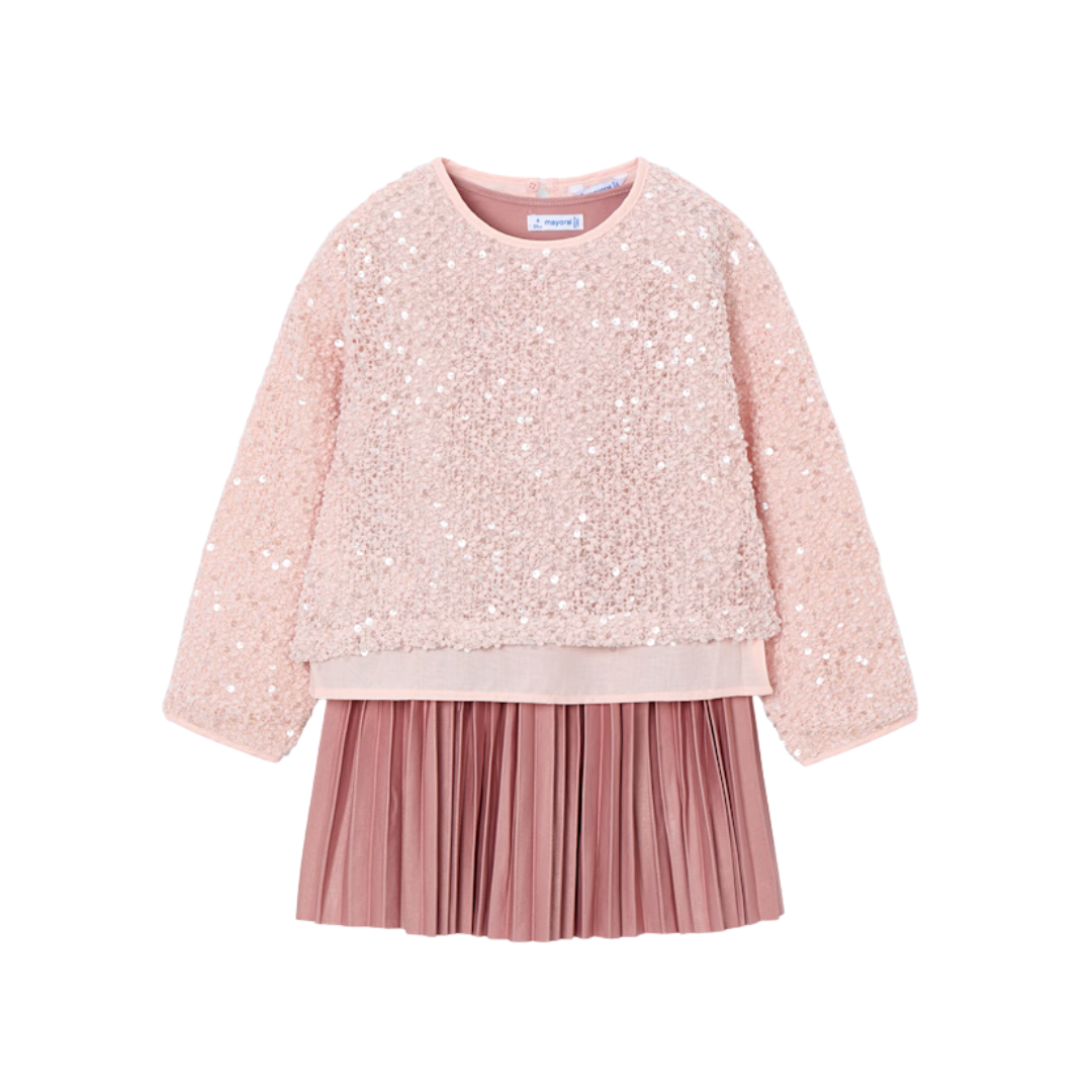 Vestido combinado Mayoral 4925